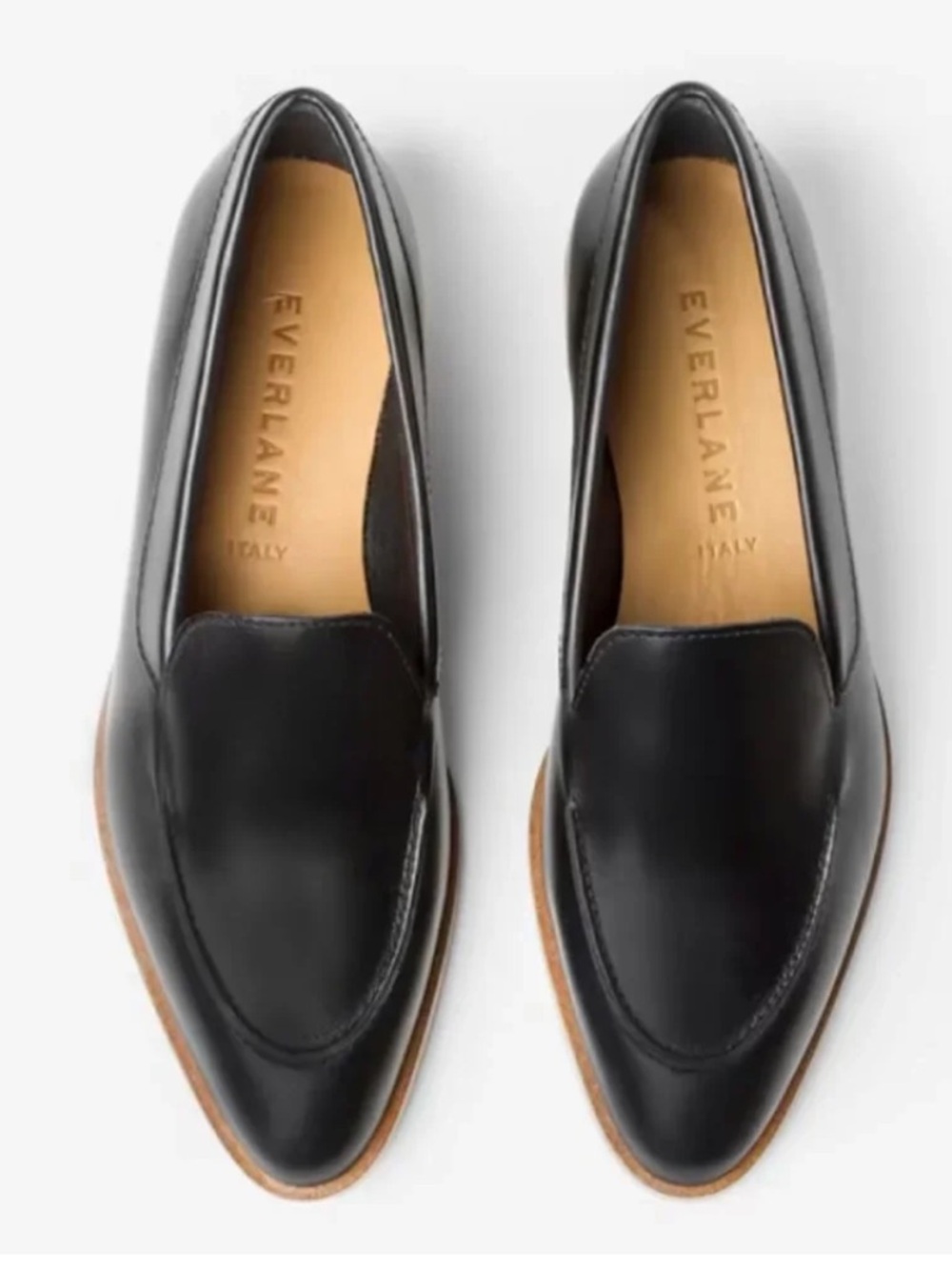 Everlane Modern Loafers Black Leather - Picture 2 of 6